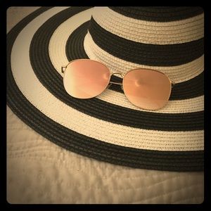 Rose Gold sunglasses -new